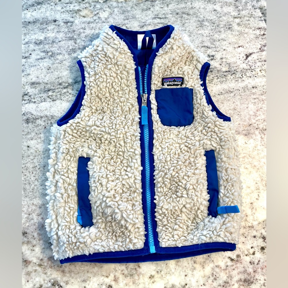 Kids Patagonia Sherpa Vest (12-18m)